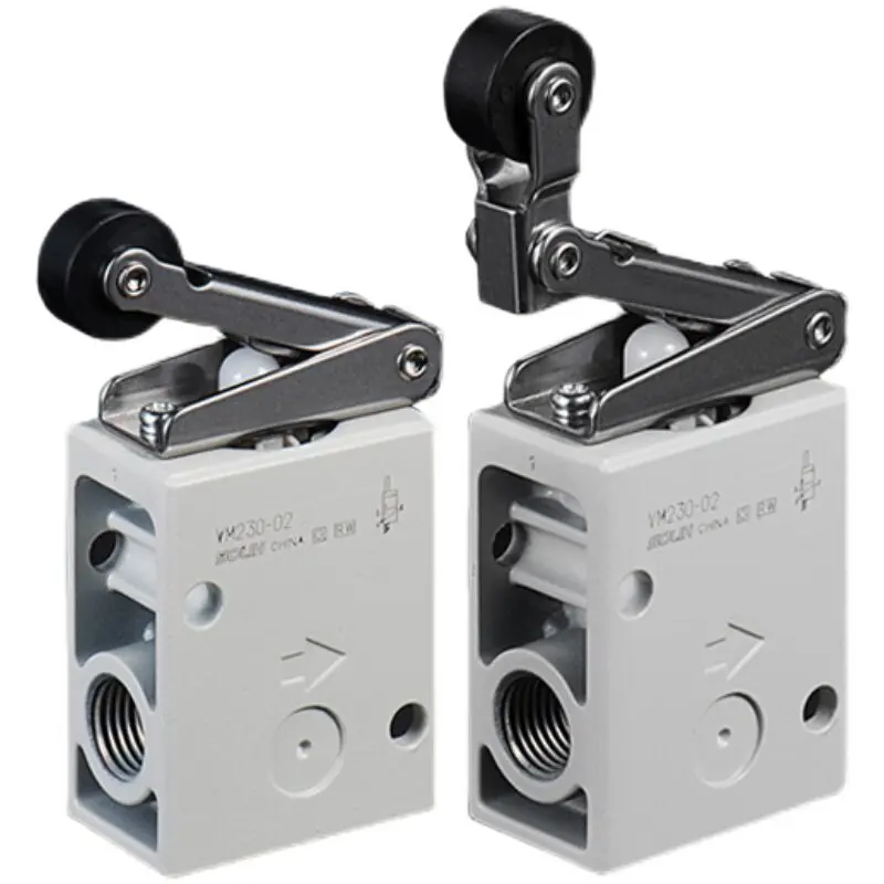 Pneumatic Mechanical Valve VM220/VM230-02-00A/01A/02A/01SA/02SA Roller Type Directional Control Valve