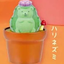 Lovely Kawaii Cute Cactus Zoo Gashapon Capsule Toy Model Gift Figures Collect Ornament view 3