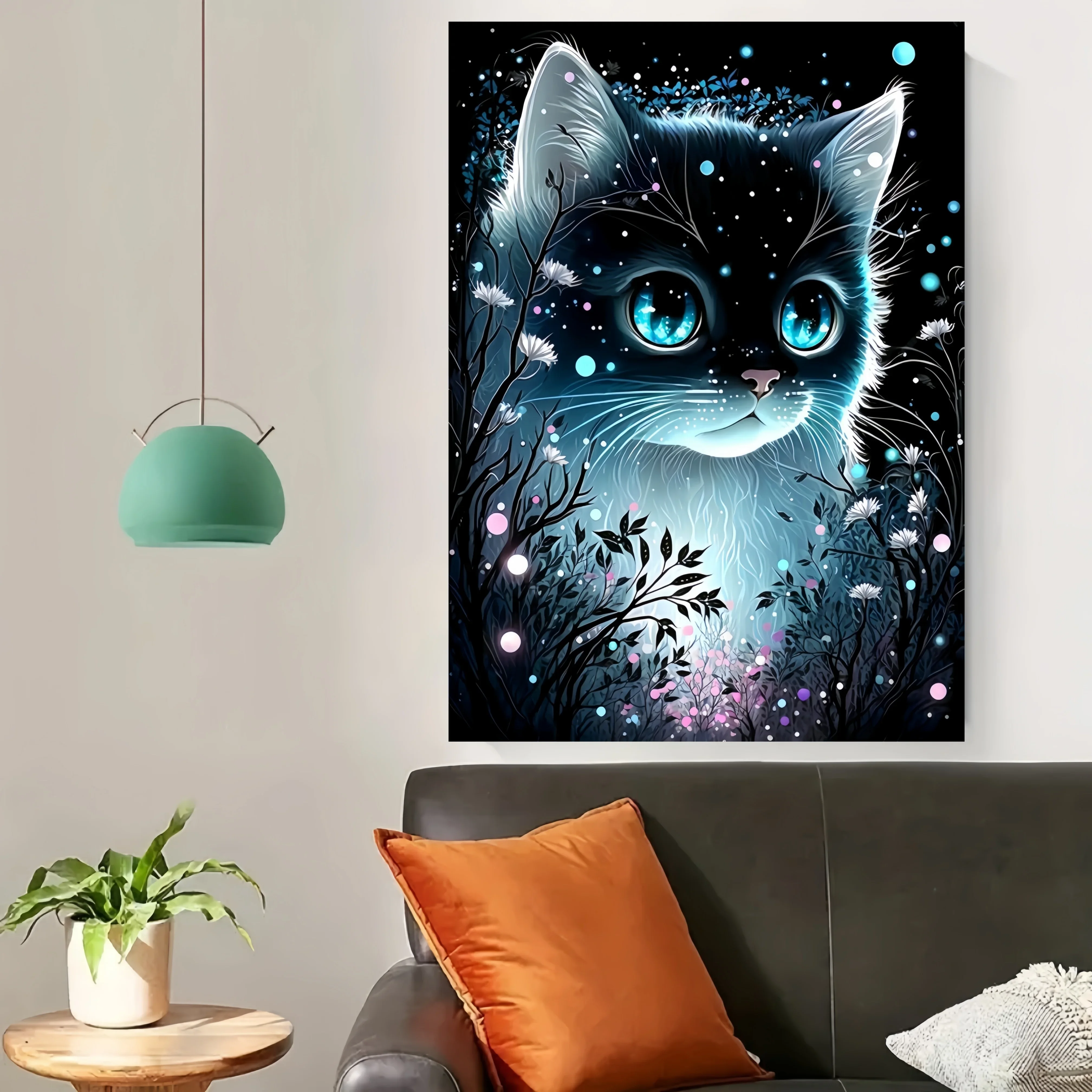 

Magic Cat Jigsaw Puzzle 300/500/1000pcs Wooden Puzzle Household Decor Adult Children's Toy Holiday Gift Home DIY Educational Toy
