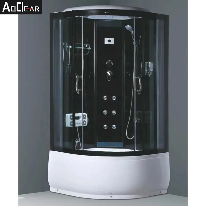 Customization Luxury Custom Bathroom Big 2 Person Shower Cabin Indoor Spa Bathtub Steam Shower Room With Sauna