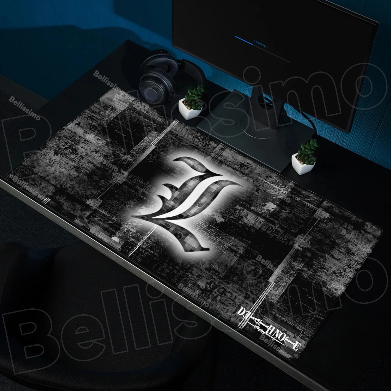 

Anime Death Note Mousepad HD Printing Computer Gamers Locking Lock Edge Mouse Pad XXL Keyboard PC Accessory Decoration Desk Pad