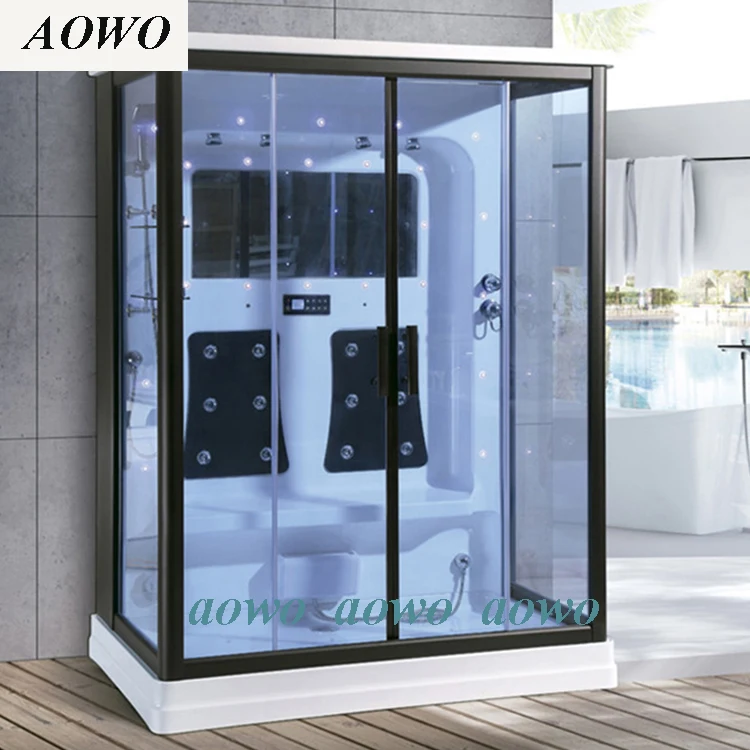Whirlpool Steam Sauna 2 Person Steam Shower Cabin Enclosure Yacuzzi Hammam Whirlpool Steel SPA Bathroom Water Shower System
