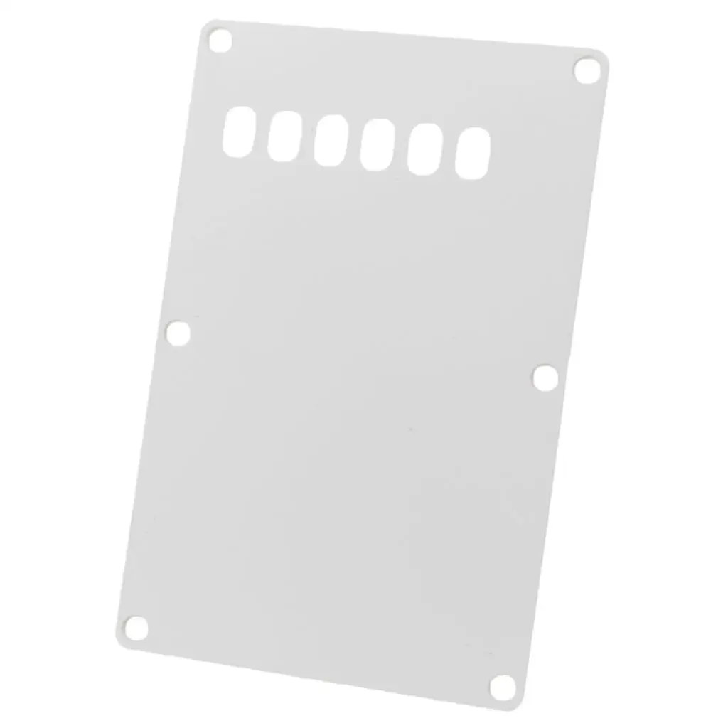 Guitar Backplate Plastic Vintage Style Tremolo Cavity Cover Replacement 6 Hole for ST SQ Electric Guitar Parts Accessories