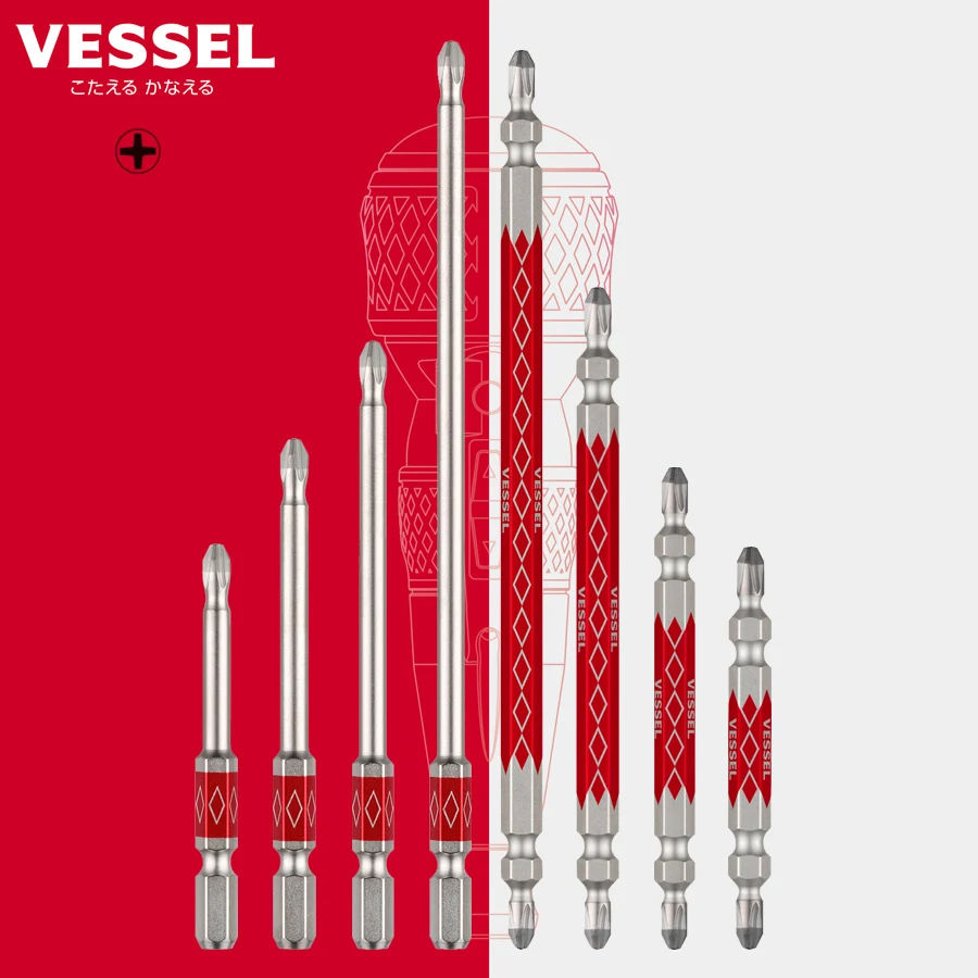 

Vessel DG142065 40 V Compatible Double Sided Plus Diamond Rigid Bit +2 x 82/+2 x 65/+2 x 110