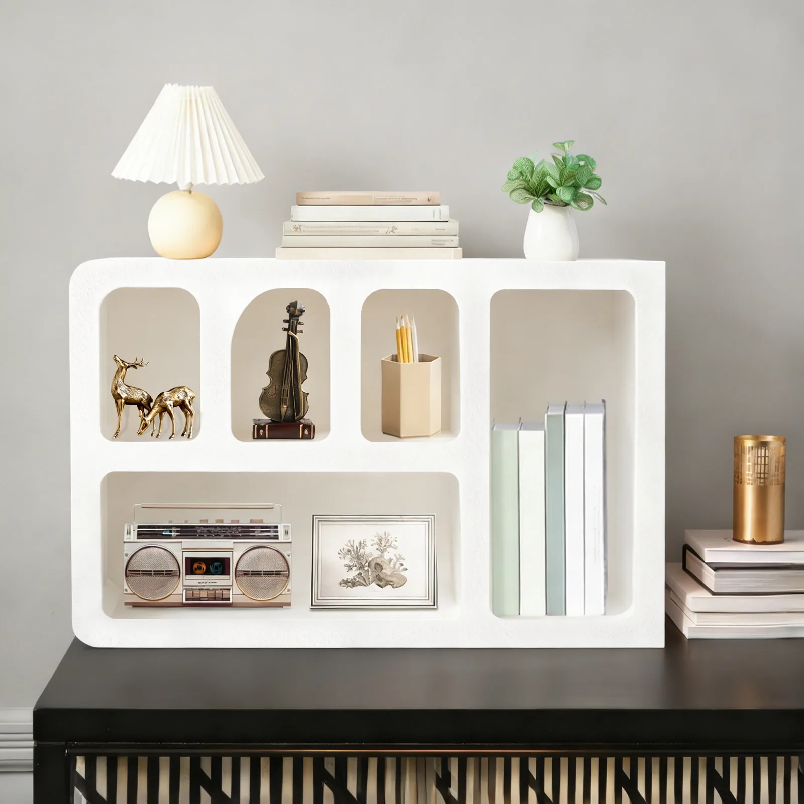 

Современный белый настенный шкаф, компактный органайзер для хранения вещей для спальни, кухни, ванной комнаты, установленный или отдельно стоящий подвесной шкаф