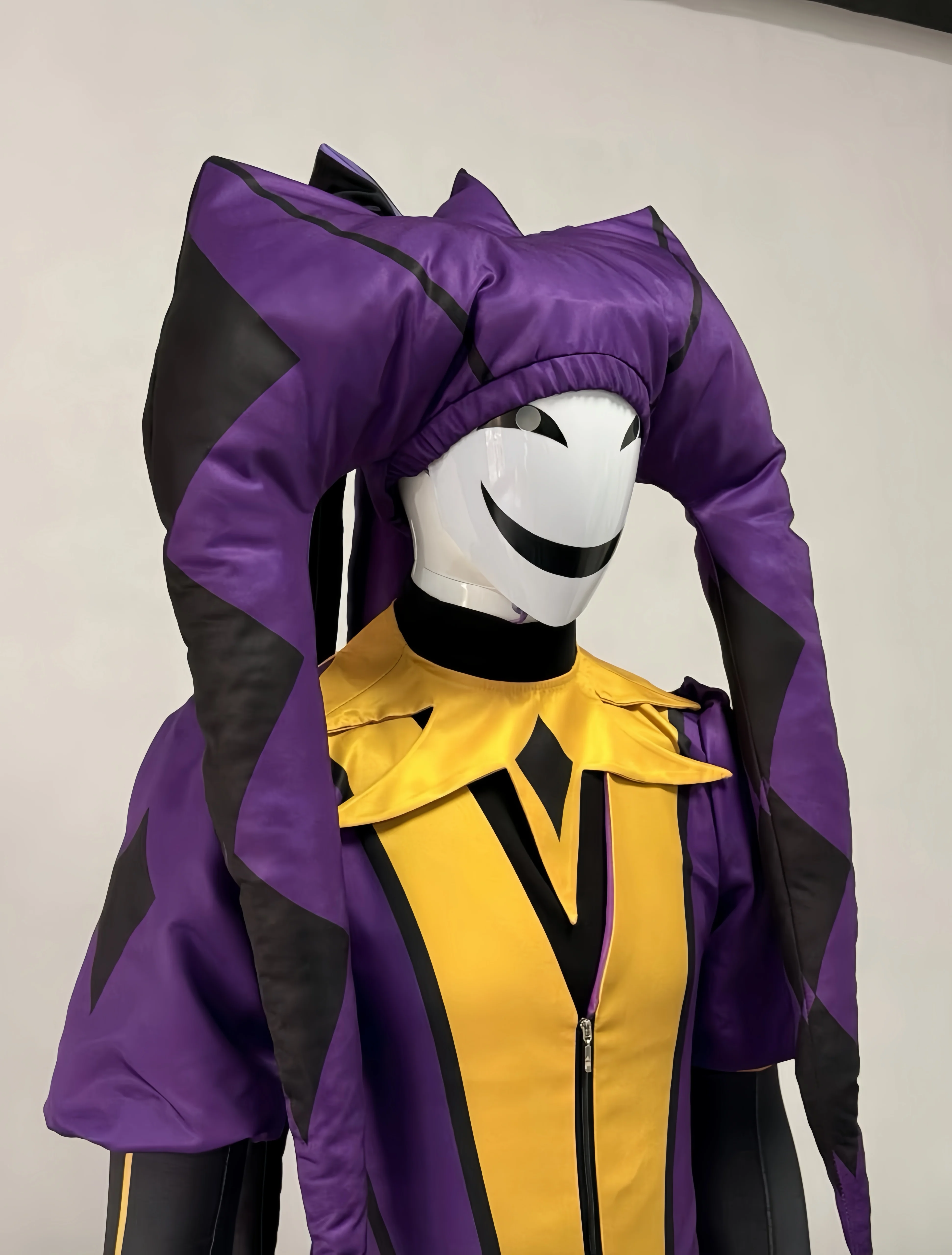 Circus Paarse Joker Pierrot Cosplay Kostuums Spel COS Rollenspel Clown Uniform Halloween Carnaval Party Outfit Mannen Vrouw
