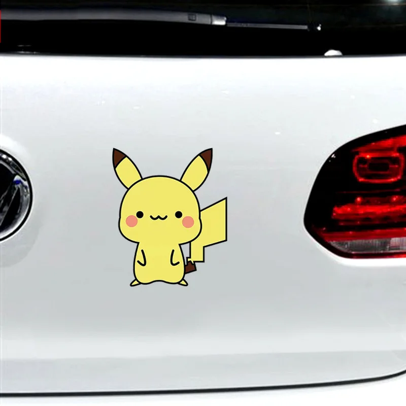 Pokemon Anime Cute Stickers Pikachu Charmander Psyduck Squirtle Car Decoration Stickers Children\'s Toys Christmas Gifts