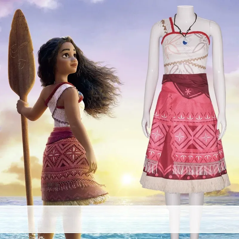 Adult New Fashion Cosplay Moana Cosplay Set Moana Moiyana Same Stage Performance Costume Ocean Romance 2 Anime Cosplay