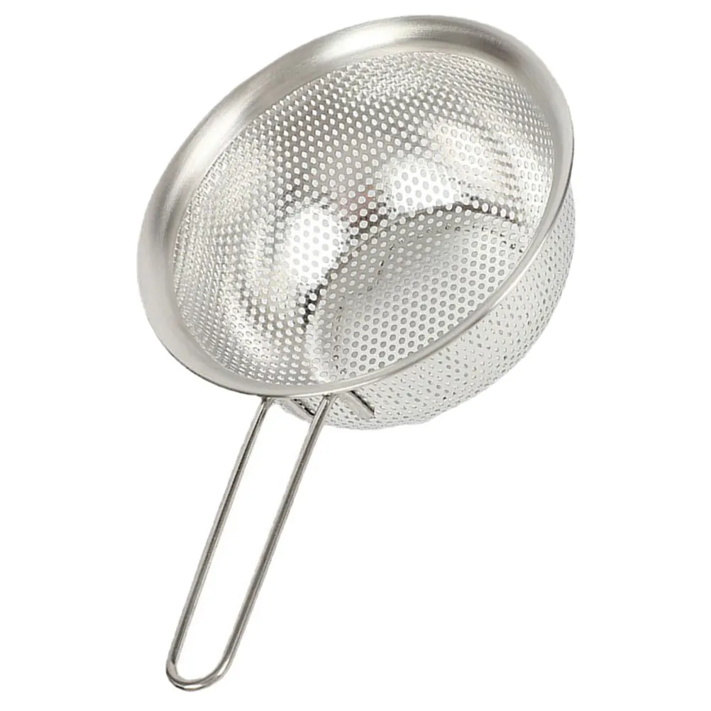 

Stainless Steel Drain Basket Kitchen Mesh Strainer Rice Vegetable Fruits Fine Filter Large Capacity Household Outdoor