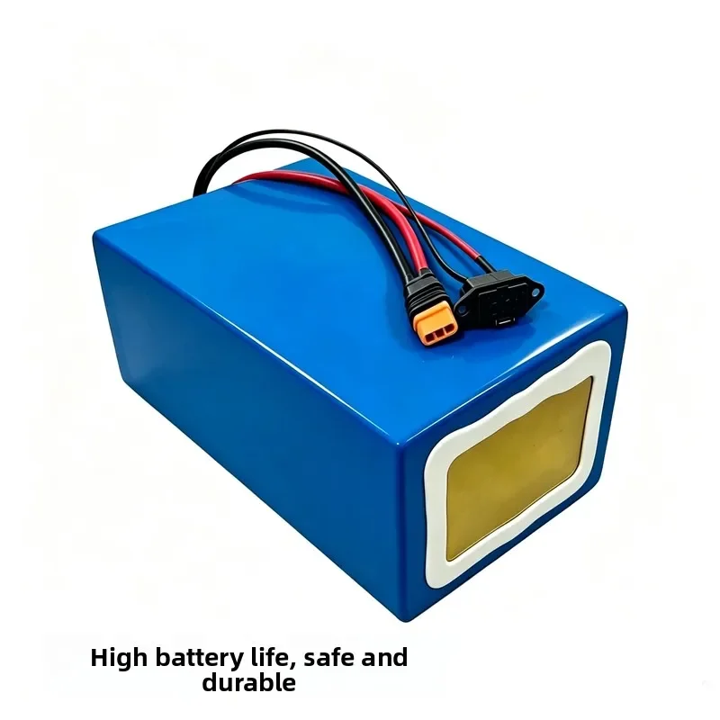 96V LiFePO4 Battery 30‑150Ah Built‑in Smart BMS Deep Cycle Rechargeable Lithium Battery for Golf Cart Sightseeing Vehicle EV Off