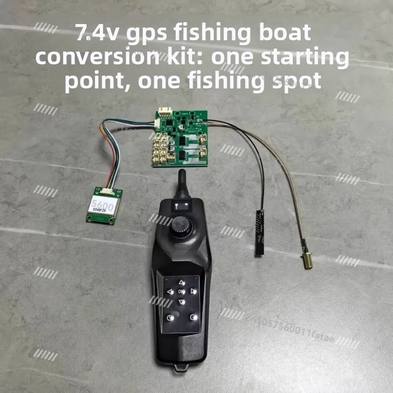 4V Fishing Boat Remote Control Board with GPS Single Point Navigation and One Key Return