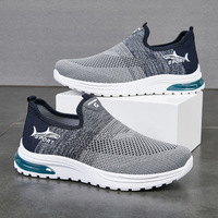 Men's Summer Shoes Breathable Sneakers 2025 New Thick Soled Casual Shoes​ Slip On Male Running Shoes Outdoor Lightweight Loafers