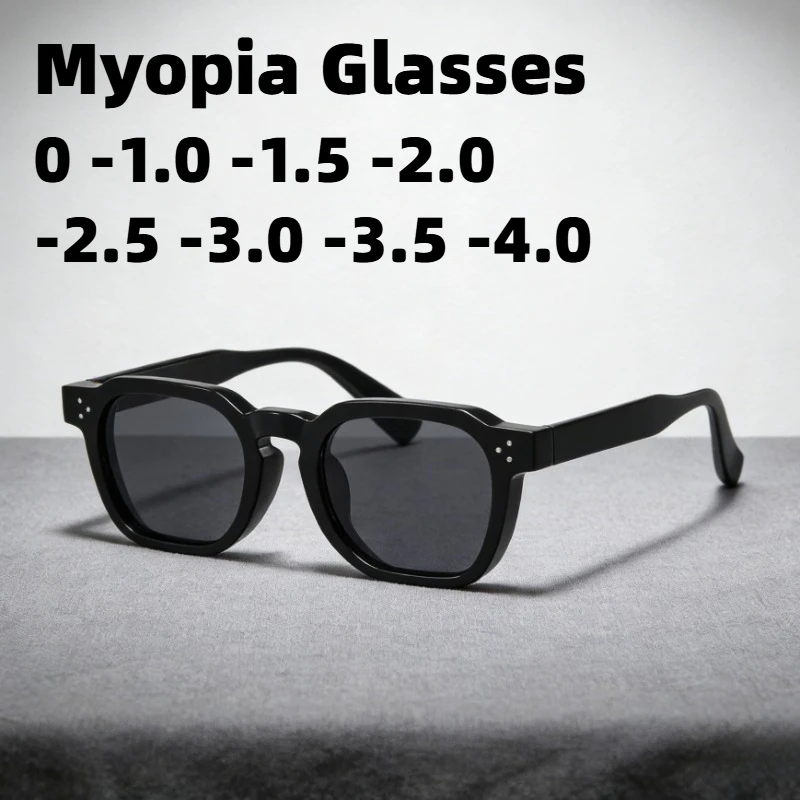 

Новые модные солнцезащитные очки 2026 года с квадратной оправой, защитой от УФ-излучения, унисекс, премиум-класса, комфортные, для коррекции близорукости, диоптрии от 0 до -4.0