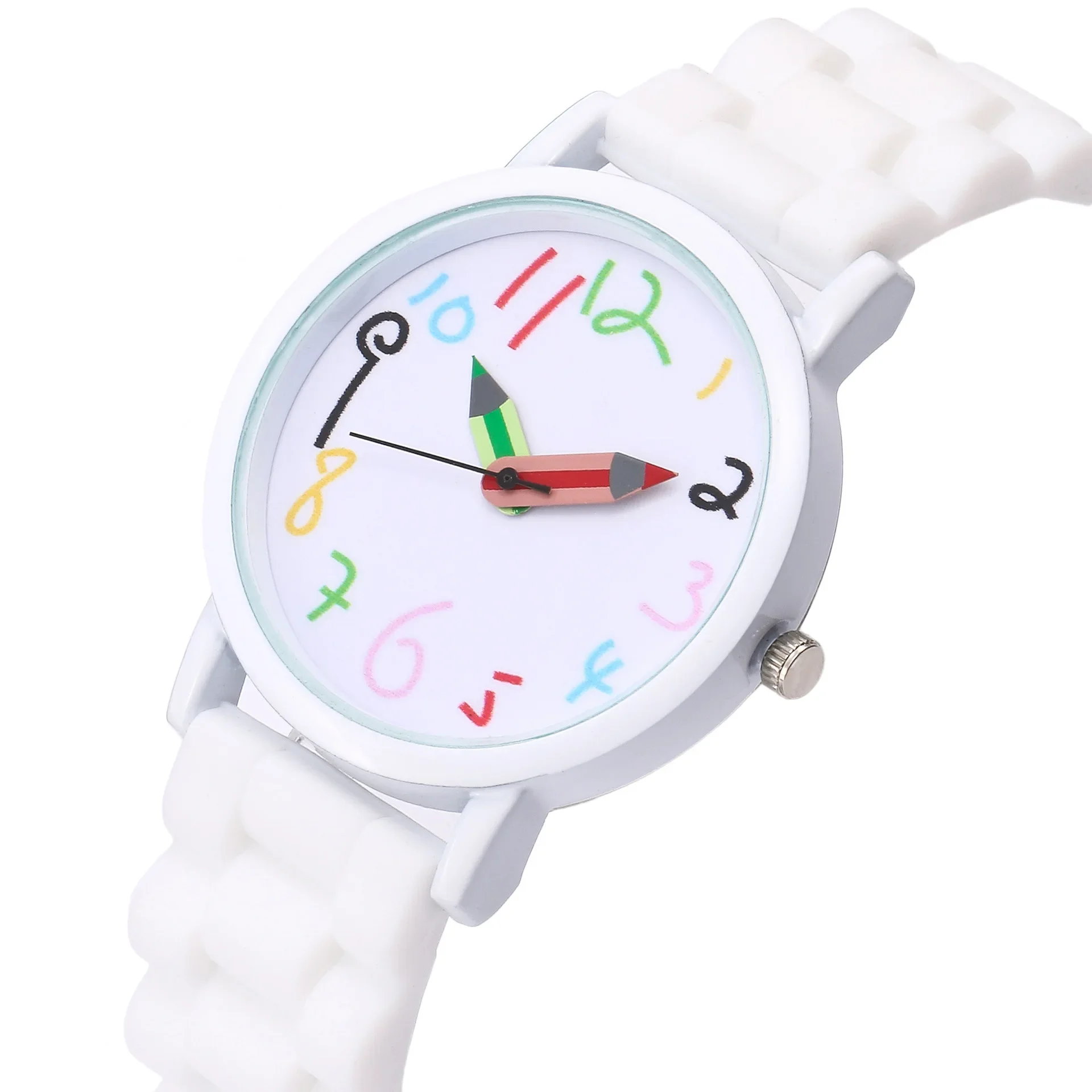 Children Watches Fashion Unisex Student Wristwatch for Kids Silicone Strap Analog Quartz Wrist Watch Child Birthday Gift