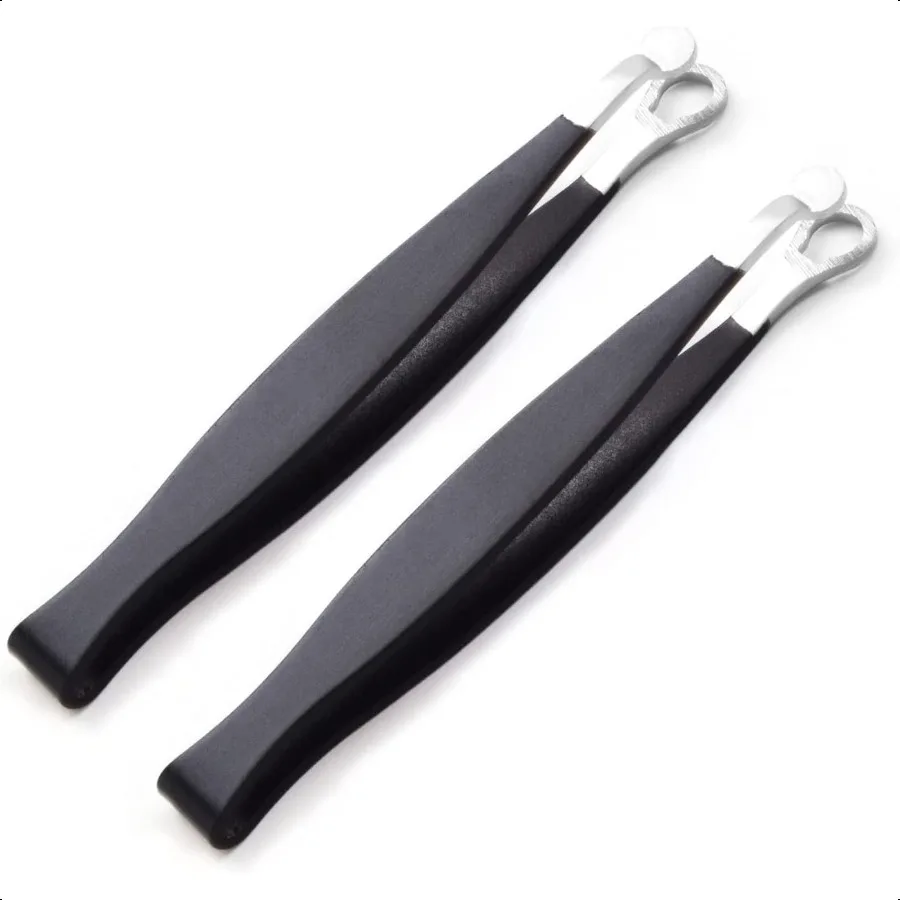 

Precision Nose Hair Tweezer Stainl Steel Round Head Grooming Scissor Eyebrow Clippers Trimmer for Safely Trim Nose and Ears 2 B