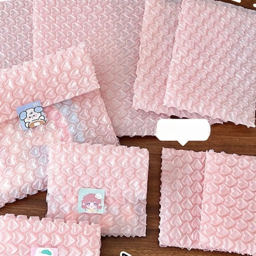 10–30 Stück rosa Herz-Luftpolstertaschen, stoßfeste, gepolsterte Schaumstoff-Umschlagtaschen, Express-Versand, schützende Luftpolsterverpackungsbeutel – Detail 2