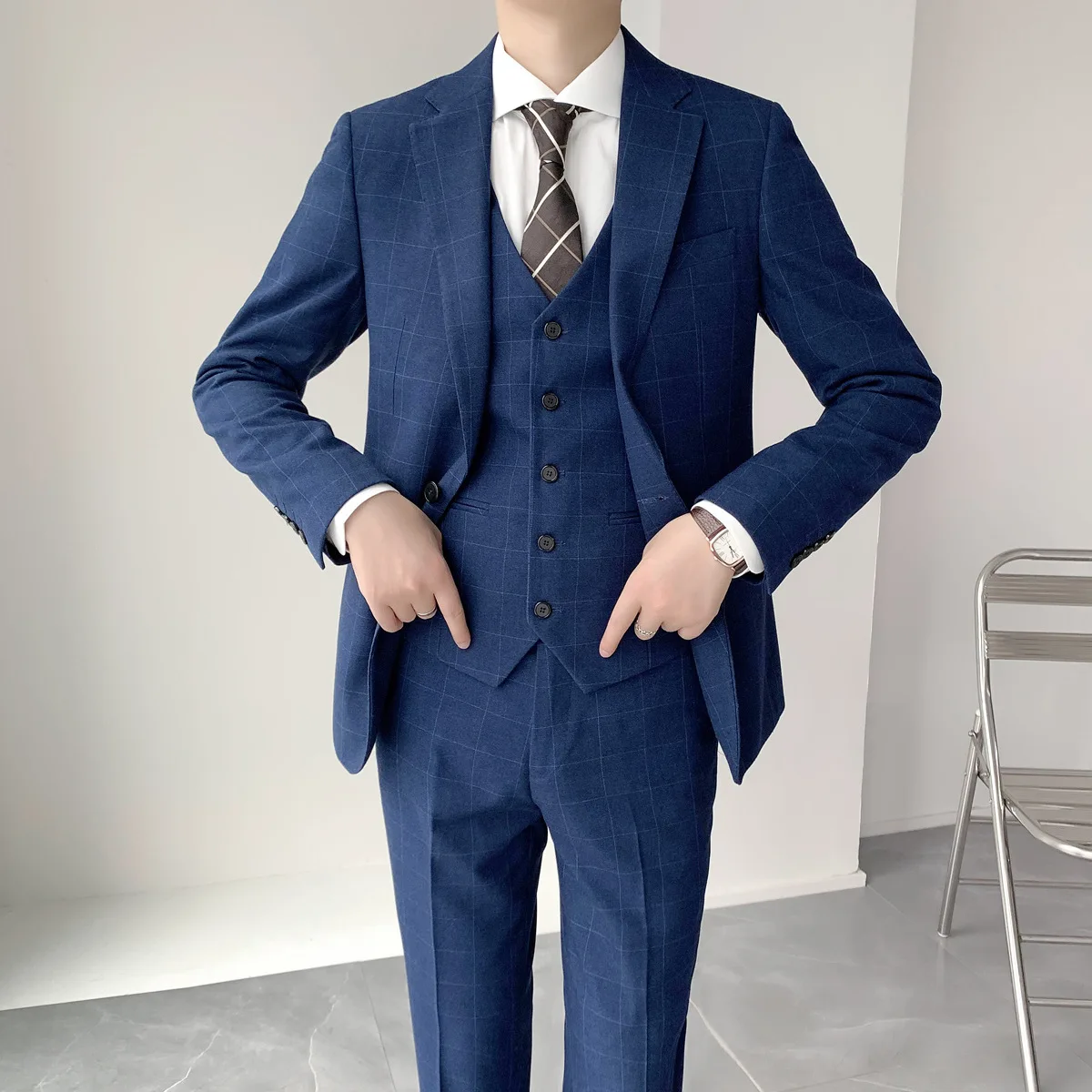 3194 groom wedding suit groom groomsmen suit