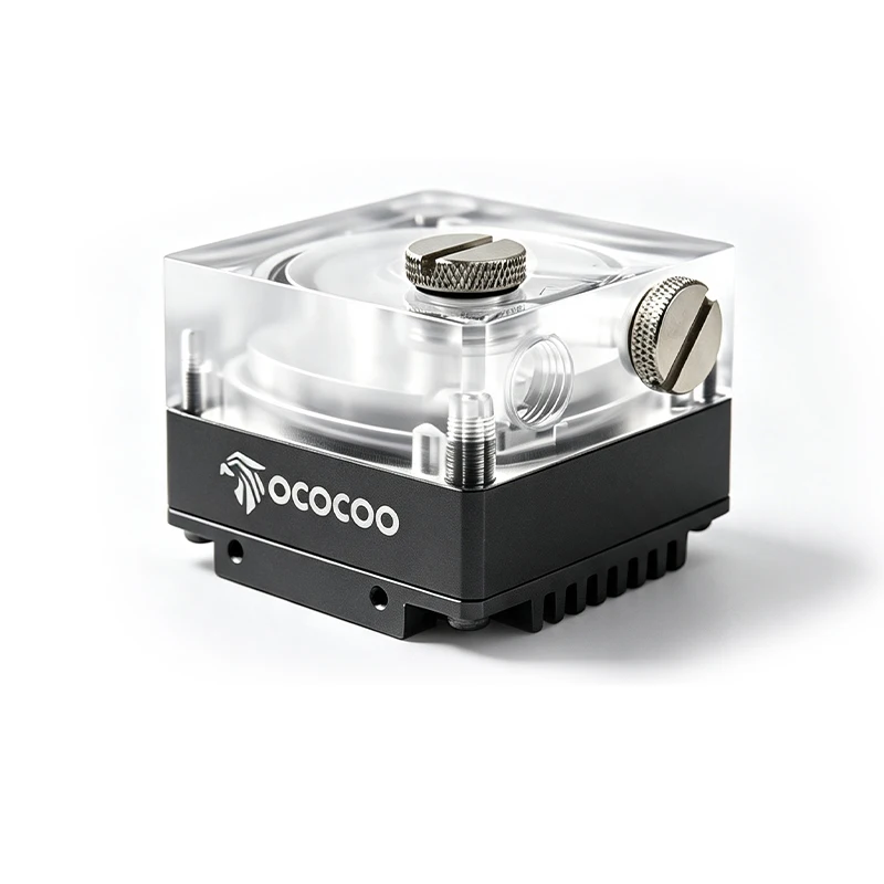 Ococoo P67B DC 12V Brushless Water Cooling Pump ARGB LED Silent Pump for PC CPU GPU Custom Liquid Cooling System