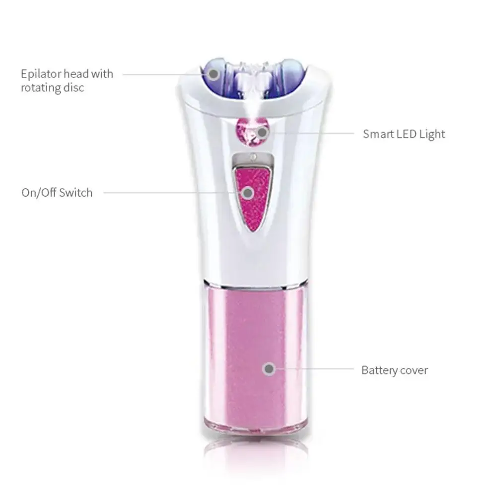 Mini Electric Original Electric Female Epilator For Women Care Facial Full Body Hair Remover Underarms Hair Legs Rechargeable