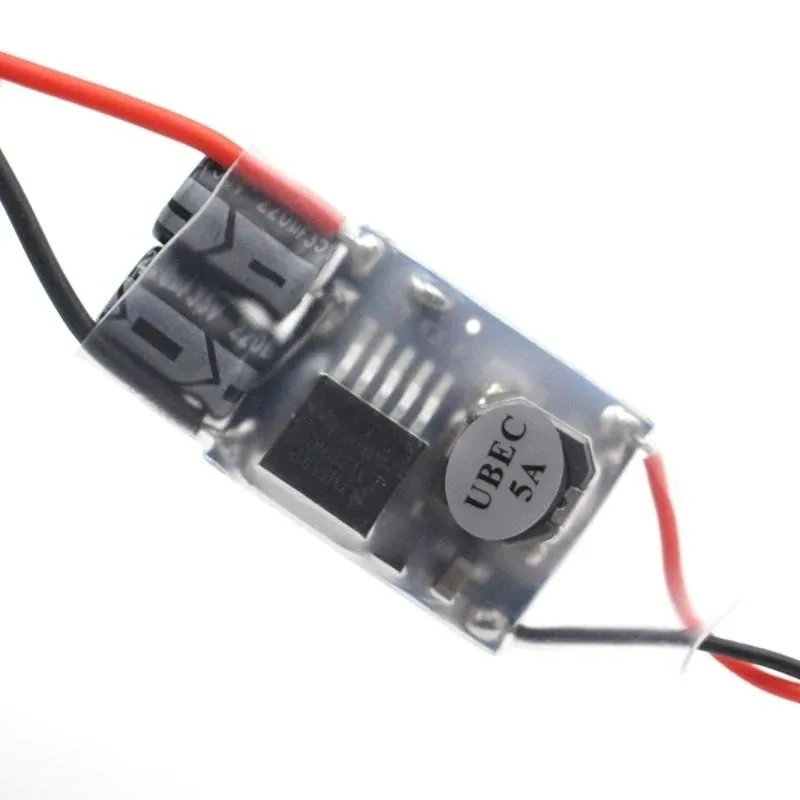 FPV RC UBEC BEC 5V 3A 5A 7A 15A 5V/3A/5A/7A/15A El ruido RF más bajo BEC Regulador de conmutación antiinterferencias de blindaje completo