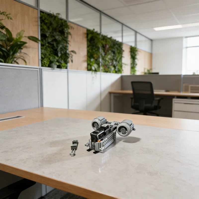 

Набор для сборки модели звездолета Razor Crest (319 деталей) – креативный подарок, декор для дома и офиса, премиум-класс для взрослых и детей