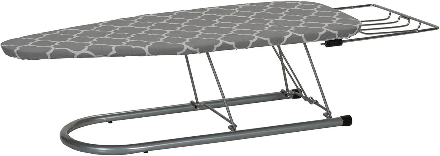 

Compact Folding Ironing Board with Retractable Iron Rest - 36.5x12 Inch Tabletop Station for Small Spaces