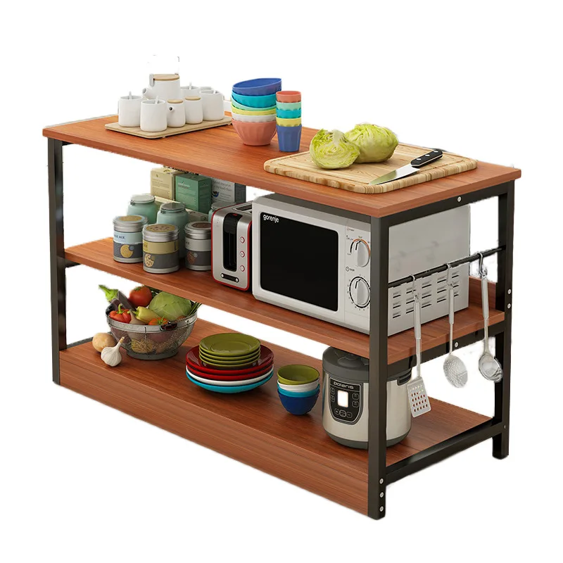 Étagère de rangement multi-niveaux pour cuisine, robuste et stable, avec une capacité de charge élevée