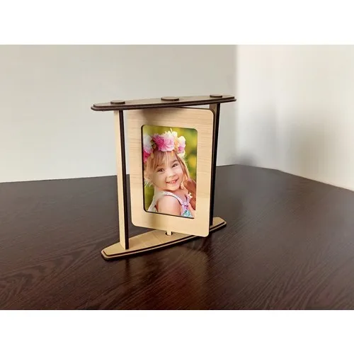 

Decor Design Vertical Rotating Decorative 10 X15CM. Photo Frame