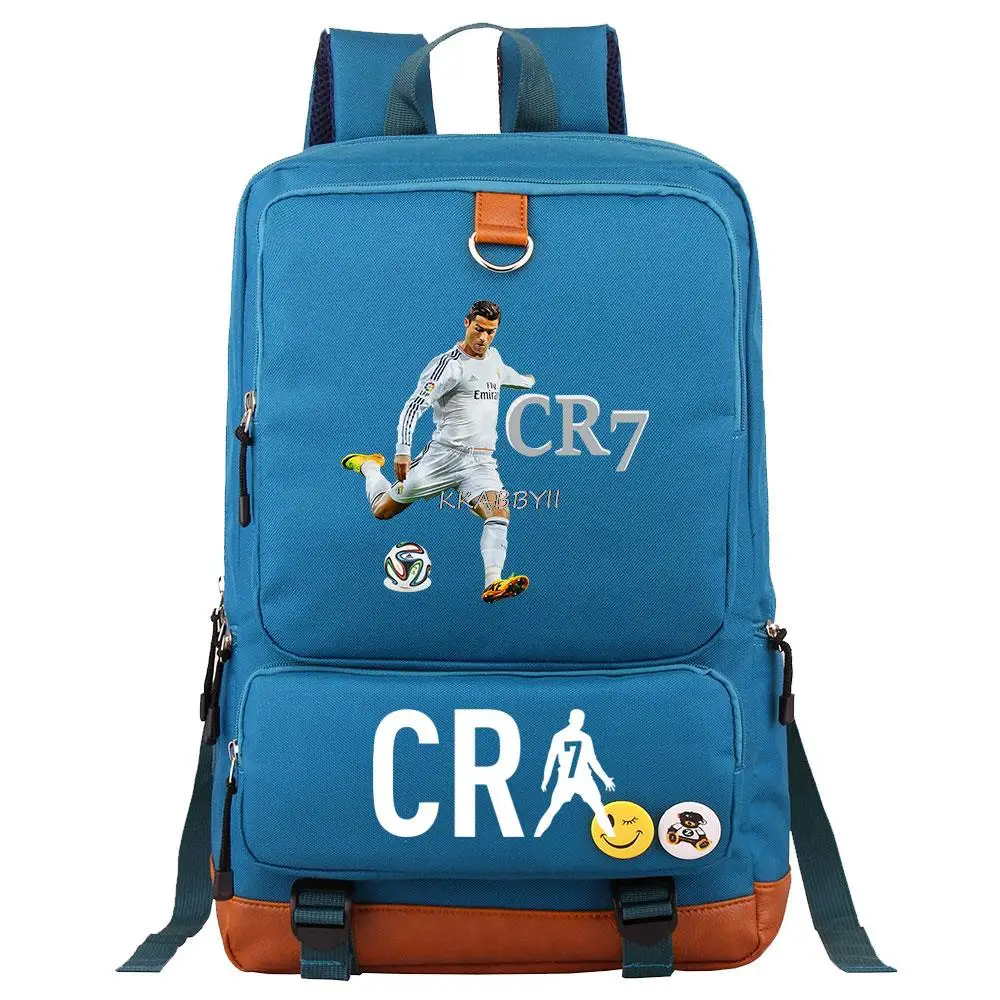 Football CR7 Backpack Daily Bags Laptop Backpack School Bags For Teens Boys Girls Casual Travel Mochilas