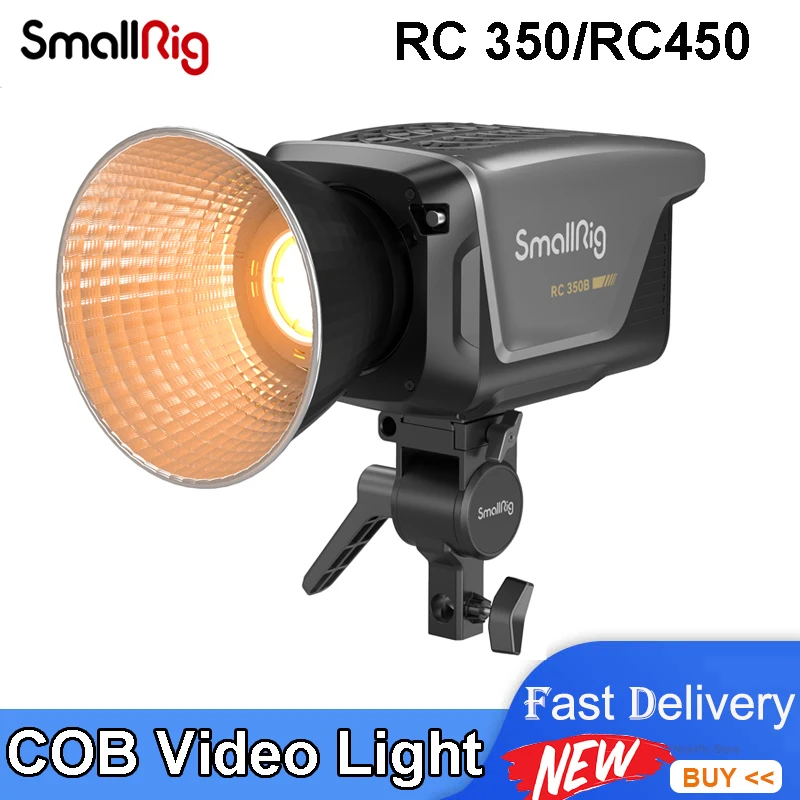 SmallRig RC 350D/RC 450D COB LED Video Light Photography Lights for Live Streaming Photo Video Recording 5600K /2700K-6500K