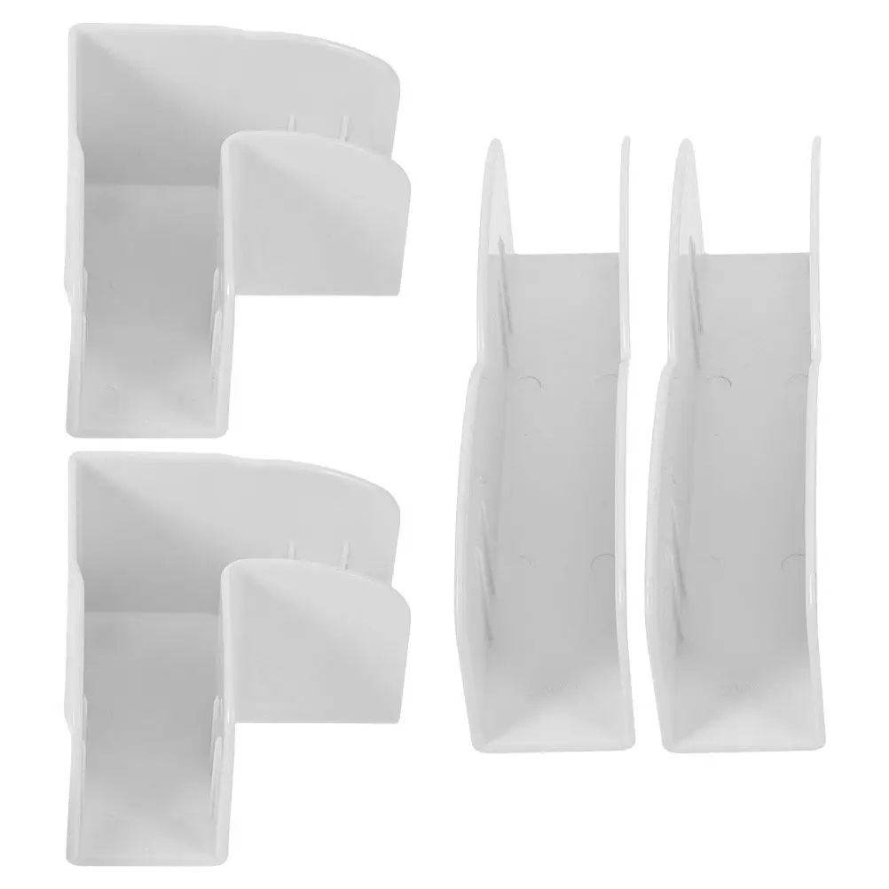 4 Pezzi Stabilizzatori per Box per Bambini, Base in Plastica Antiscivolo, Clip di Fissaggio, Accessori per Recinzione Domestica