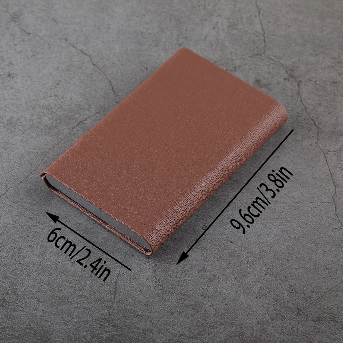 Business Card Holder Luxury Wallet PU Leather Business ID Credit Card Holder For Women Men Fashion Metal Aluminum Card Case - Image 2