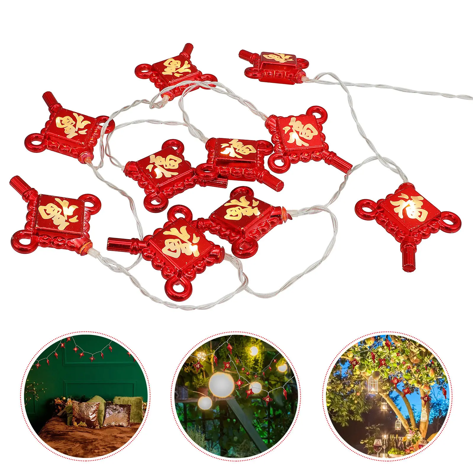 1-個-led-ストリングライト中国結びフーキャラクター新年装飾お祝い光るペンダント低熱簡単インストール