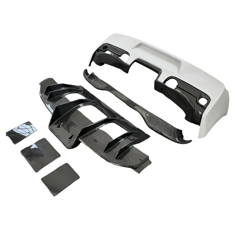 

For Ferrari 458 Italia Upgrade SP Style Semi-Carbon Fiber Rear Bumper Body Kit