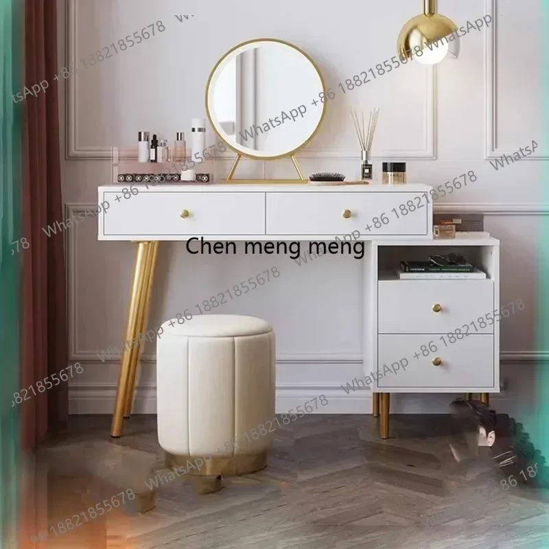 

Storage Mirror Storage Vanity Table White Beauty Europa Makeup Dresser Living Room Unique Schminktisch Postmodern
