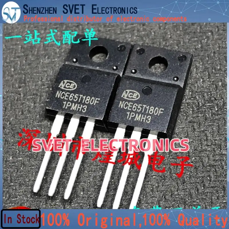 10PCS-50PCS  NCE65T180F  TO-220F MOS 650V 21A  Original In Stock Fast shipping