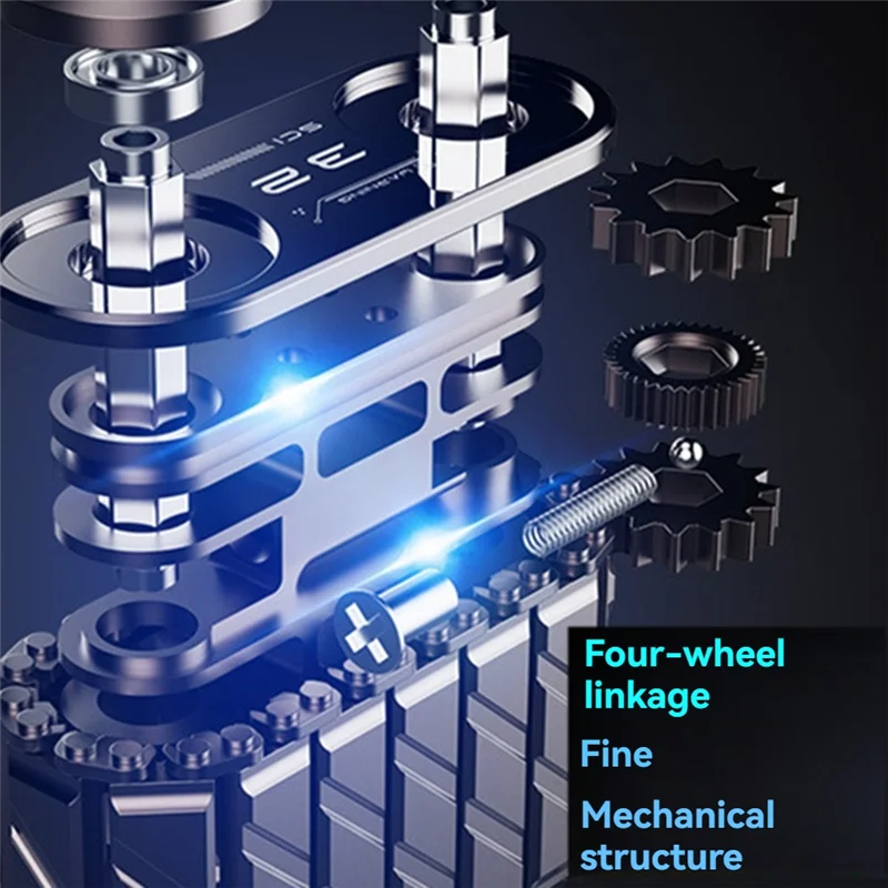 B05C-Fidget Roller Tank para aliviar el estrés-encillo de trinquete de Metal para ansiedad-escritorio para adultos y niños