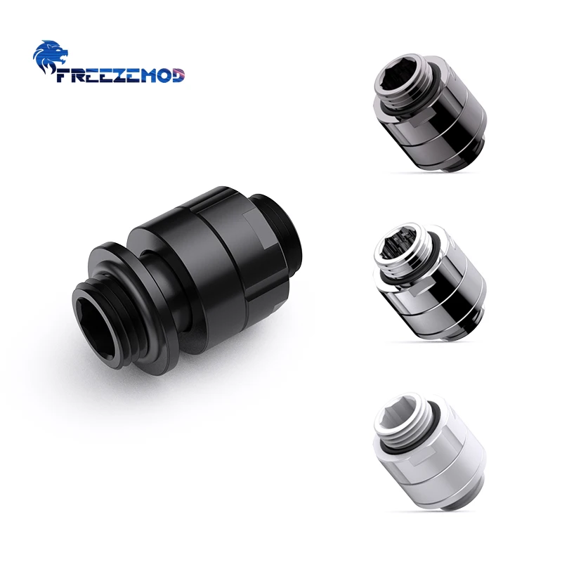 

Freezemod GPU SLI 16-22 мм Регулируемый G1/4 фитинг «папа-папа» черный/белый компьютерный охлаждающий разъем с водяным охлаждением GSSJT-E1