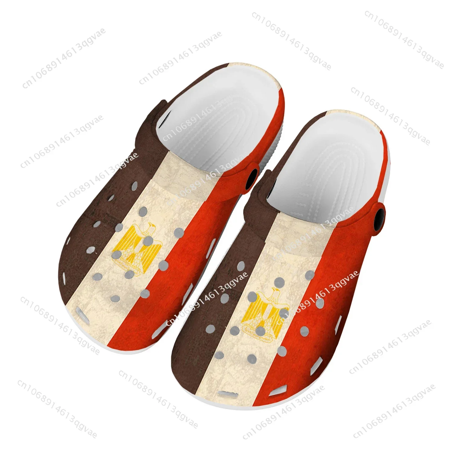 

Egyptian Flag Home Clogs Custom Water Shoes Mens Womens Teenager Egypt Shoe Garden Clog Breathable Beach Hole Slippers