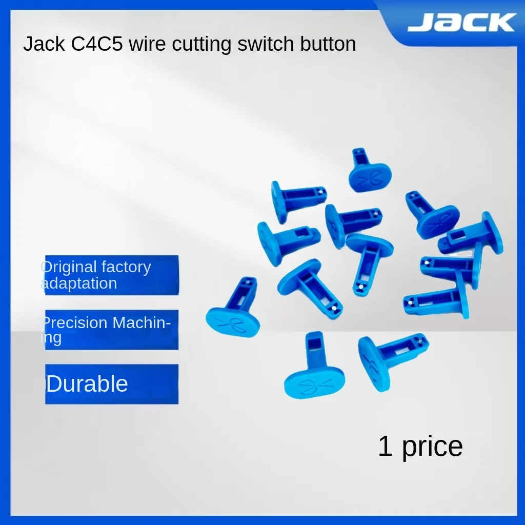 

100PCS Original Cutting Thread Switch Blue Button Scissors Buttons Manual Tangent Button for Jack C4 C5 Overlock Sewing Machine