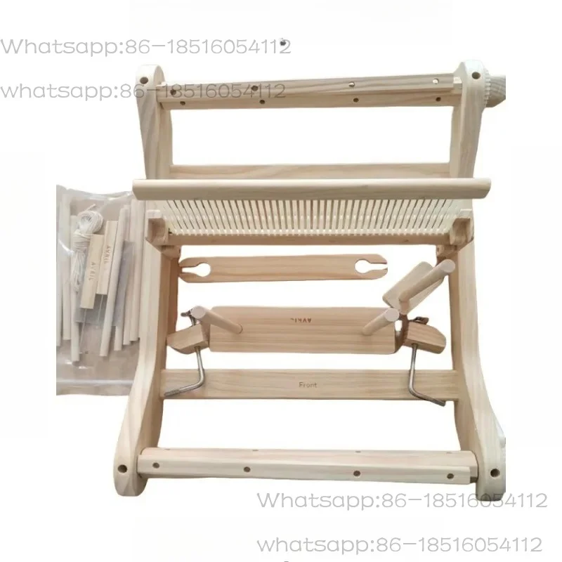 diy-solid-wood-multi-functional-weaving-loom-household-spinning-wheel-handmade-wool-production-textile-tapestry