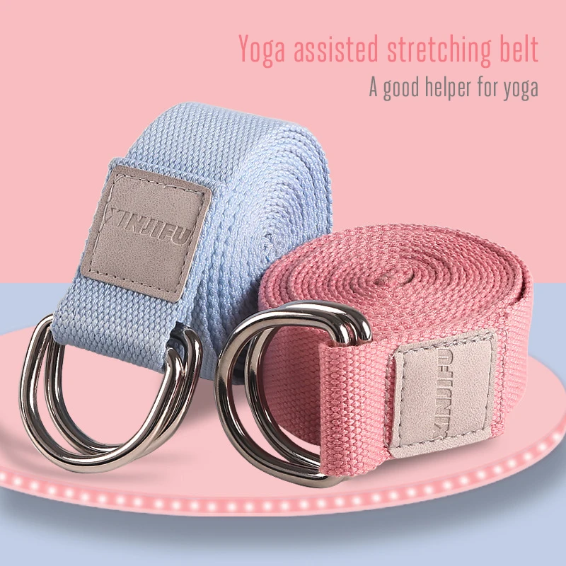 

Yoga Strap Yoga Stretch Bands with Adjustable D-Ring Buckle for Daily Stretching, Yoga, Pilates, Physical Therapy, Fitness