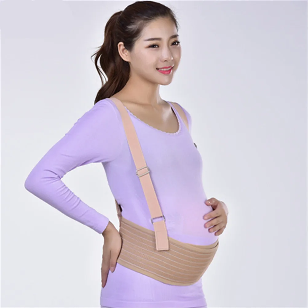 faja-protectora-fetal-transpirable-tipo-bandolera-color-caqui-talla-Unica-soporte-abdominal-y-lumbar-para-embarazo