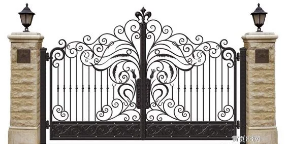 Wrought Iron Gate Aluminum Driveway Gate Design
