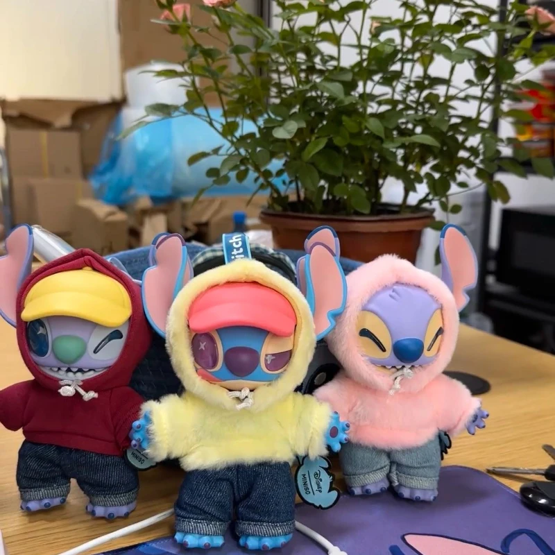 

Miniso Stitch Genz Street Series слепая коробка виниловая лицевая слепая коробка кулон Коллекционный милый рюкзак кулон брелок подарок на день рождения