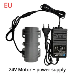 DC 12V/24v vibration motor massage medical bed vibrator double eccentric vibration equipment vibrating screen motor power supply