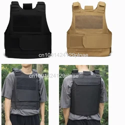 Tactical Men Vest Down Body Armor Plate Tactical Airsoft Carrier Vest CP Camo Outdoor Expansion Climb Hunting Protect Equipment