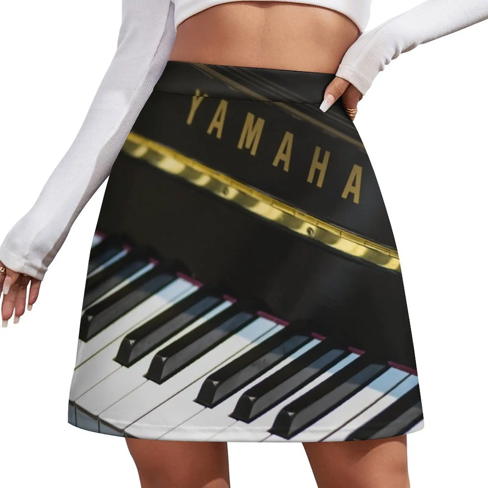 

Piano Mini Skirt mini denim skirt Skirt pants short for women