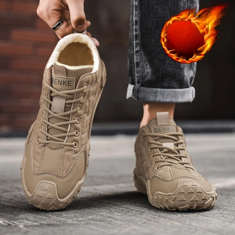 Winter Men Women New Outdoor Sports Hiking Shoes Breathable Mountain Climbing Footwear Trekking Sneakers Classic Casual Boots