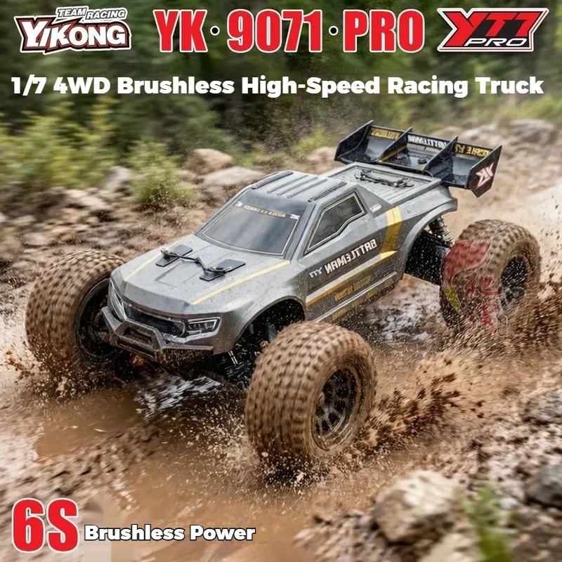 

YK Yikong Racing YT7 PRO YK9071 1/7 Scale 4WD 6S Brushless RC Off Road High Speed Racing Monster Truck For RC Hobbyists Adults